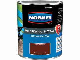 Emalia ftalowa półpołysk brązowy Ftalonal 0,7 L NOBILES