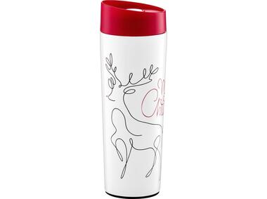 Zdjęcie: Kubek termiczny ze stali nierdzewnej Line Art 340 ml Renifer AMBITION