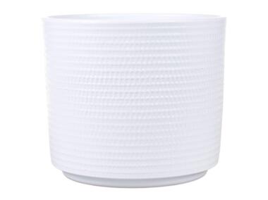 Zdjęcie: Osłonka doniczkowa Cylinder Calla 991 - 16 cm biała CERMAX