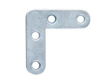 Zdjęcie: Kątownik meblowy, zaokrąglony, 40x40x12 mm ALBERTS