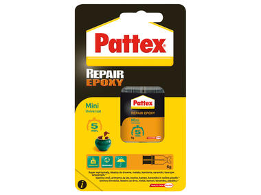 Zdjęcie: Klej Repair Epoxy Mini universal 5 min - 6 g PATTEX