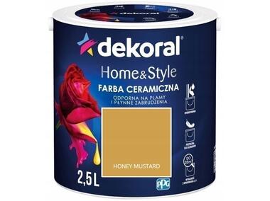 Zdjęcie: Farba ceramiczna Home&Style honey mustard 2,5 L DEKORAL
