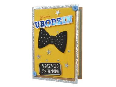 Zdjęcie: Karnet FR-007 Urodziny - mucha, męskie KUKARTKA