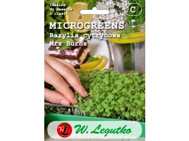 Zdjęcie: Bazylia cytrynowa Mrs Burns 3 g W.LEGUTKO