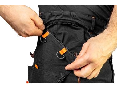 Zdjęcie: Spodnie robocze HD Slim, odpinane kieszenie, rozmiar XS NEO