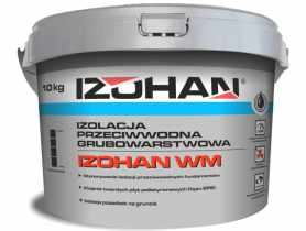 Izolacja przeciwwodna grubowarstwowa WM 10 kg IZOHAN