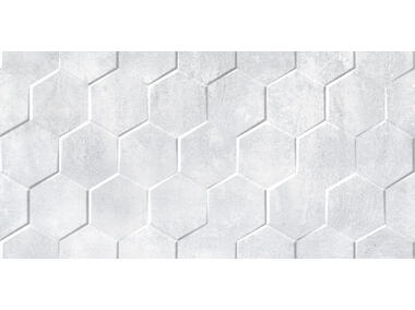 Płytka ścienna, glazura Cemento Canberra Hexagone Shiny 30x60 cm NETTO