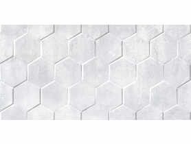 Płytka ścienna, glazura Cemento Canberra Hexagone Shiny 30x60 cm NETTO