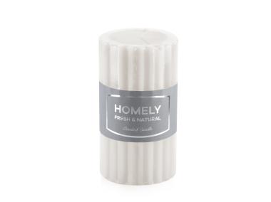 Zdjęcie: Świeca Homely walec średni 7,5x13,5 cm parafinowa biała MONDEX
