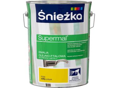 Zdjęcie: Emalia Supermal żółty F565 5L ŚNIEŻKA