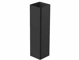 Rura 3 mb Stal2 80x80 mm czarna GALECO