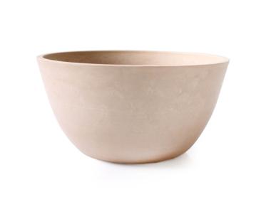 Zdjęcie: Doniczka misa 25,5x25,5x12,7 cm ekologiczna beżowa TIN TOURS