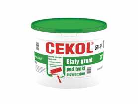 Grunt pod tynk elewacyjny GB-87 biały CEKOL