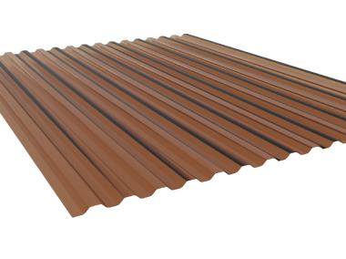 Zdjęcie: Płyta PVC trapez 76/18 dymna 90x250 cm SCALA