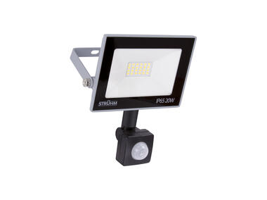 Naświetlacz SMD LED z czujnikiem ruchu Kroma LED S 20 W Grey CW kolor szary 20 W STRUHM