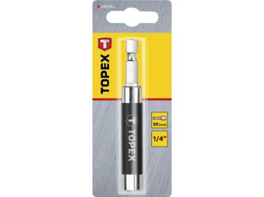 Zdjęcie: Uchwyt do końcówek, 1/4", 80 mm TOPEX