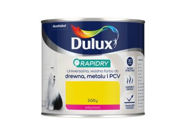 Zdjęcie: Farba do drewna, metalu i PCV Rapidry 0,4 L żółty DULUX