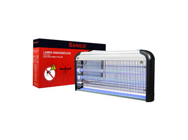 Zdjęcie: Lampa owadobójcza 45 W srebrno-czarna POLUX