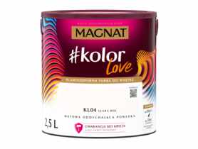 Farba plamoodporna #kolorLove szara biel 2,5 L MAGNAT