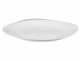 Talerz płytki Quadro Gold 28 cm GALICJA