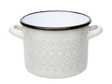 Zdjęcie: Garnek emaliowany Blanka prosty 18 cm - 3,2 L EMALIA PLESZEW