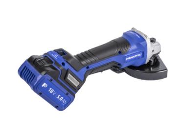 Zdjęcie: Szlifierka kątowa RawlGrinder R-PAG18-PV, rękawice, walizka, 2 akumulatory z ładowarką RAWLPLUG