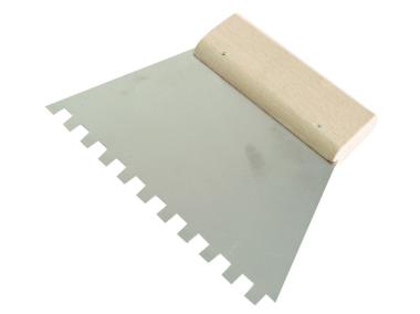Zdjęcie: Szpachla stalowa 180 mm, ząb 10x10 mm PROFIX