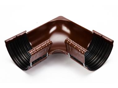 Zdjęcie: Łuk wewnetrzny 90 stopni GS 120 klamra stalowa czekoladowy brąz GALECO