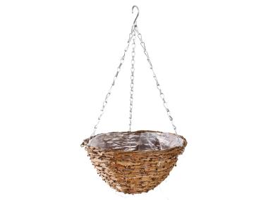 Zdjęcie: Kosz wiszący kwietnik 30x15x50 cm TIN TOURS