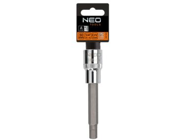 Zdjęcie: Końcówka sześciokątna na nasadce 1/2", H5 x 100 mm NEO