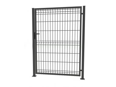 Furtka 3D 100x153 cm prawa ocynk 7016 komplet BETAFENCE