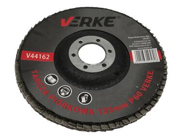Zdjęcie: Tarcza piórkowa 125 mm P60 VERKE