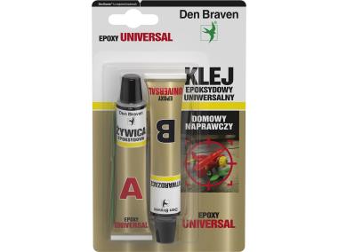 Zdjęcie: Klej epoksydowy uniwersalny 2x20 ml Epoxy-universal DEN BRAVEN