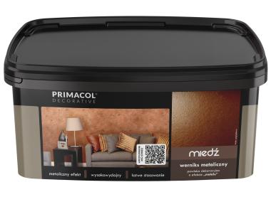 Zdjęcie: Werniks metaliczny 1 L miedź PRIMACOL DECORATIVE