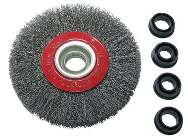Zdjęcie: Szczotka tarczowa z drutu stalowego falistego 150 mm PROLINE