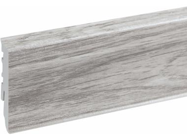 Zdjęcie: Listwa przypodłogowa PVC Masterline 1,5x6 cm, 2,2 m Grenlandia Mat CEZAR