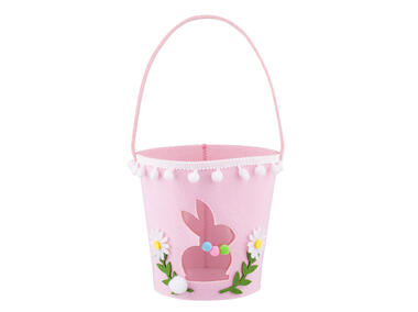 Zdjęcie: Torebka filcowa Koszyczek 15x15x15cm różowa ALTOMDESIGN
