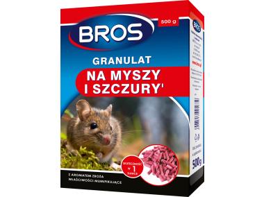 Zdjęcie: Trutka na myszy i szczury w granulkach 0,5 kg BROS