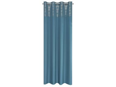 Zdjęcie: Zasłona gotowa Dafne 140 x 240 cm niebieski EUROFIRANY