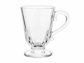 Kubek Siena na stopce 320 ml dekor Pawie pióro ALTOMDESIGN