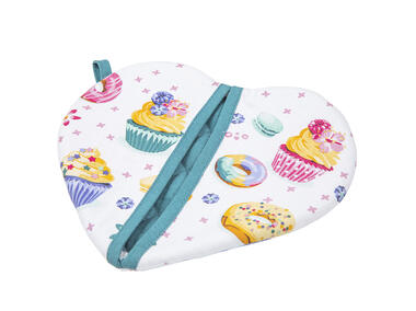 Zdjęcie: Łapka kuchenna Serduszko babcine słodkości 19,5x22 cm ALTOMDESIGN