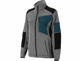 Bluza damska szaro-czarna-turkus, 3XL, CE, LAHTI PRO