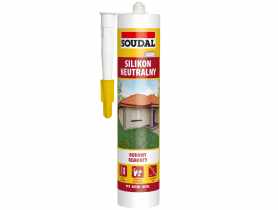 Silikon neutralny 280 ml szary SOUDAL