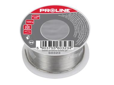 Zdjęcie: Spoiwo lutownicze 60/40/2.5%, 2,50 mm szpula 100 g PROLINE