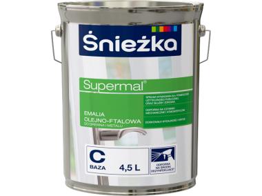 Zdjęcie: Emalia Supermal BazaC biały 4,5L ŚNIEŻKA