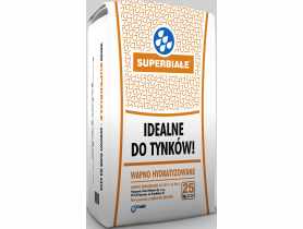 Wapno  budowlane Superbiałe worki p+f BUKOWA