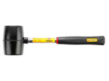 Zdjęcie: Młotek gumowy 450 g, trzonek metalowy TOPEX