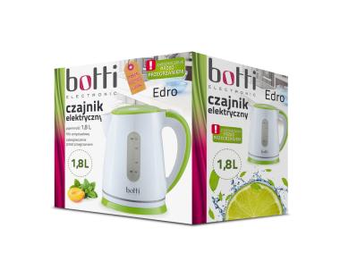 Zdjęcie: Czajnik elektryczny biało-zielony 1,8 L BOTTI