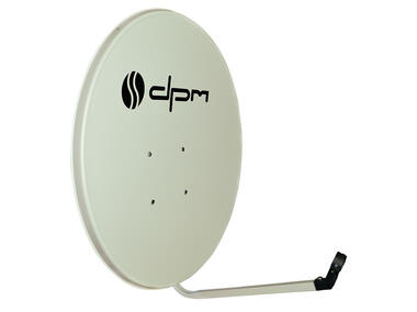 Czasza satelitarna 80 cm biała, logo SAT80B DPM SOLID