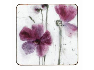 Zdjęcie: Podkładka na stół 10x10 cm - 6 szt. kwiaty DOMOTTI